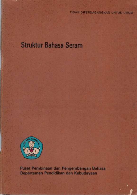 STRUKTUR BAHASA SERAM