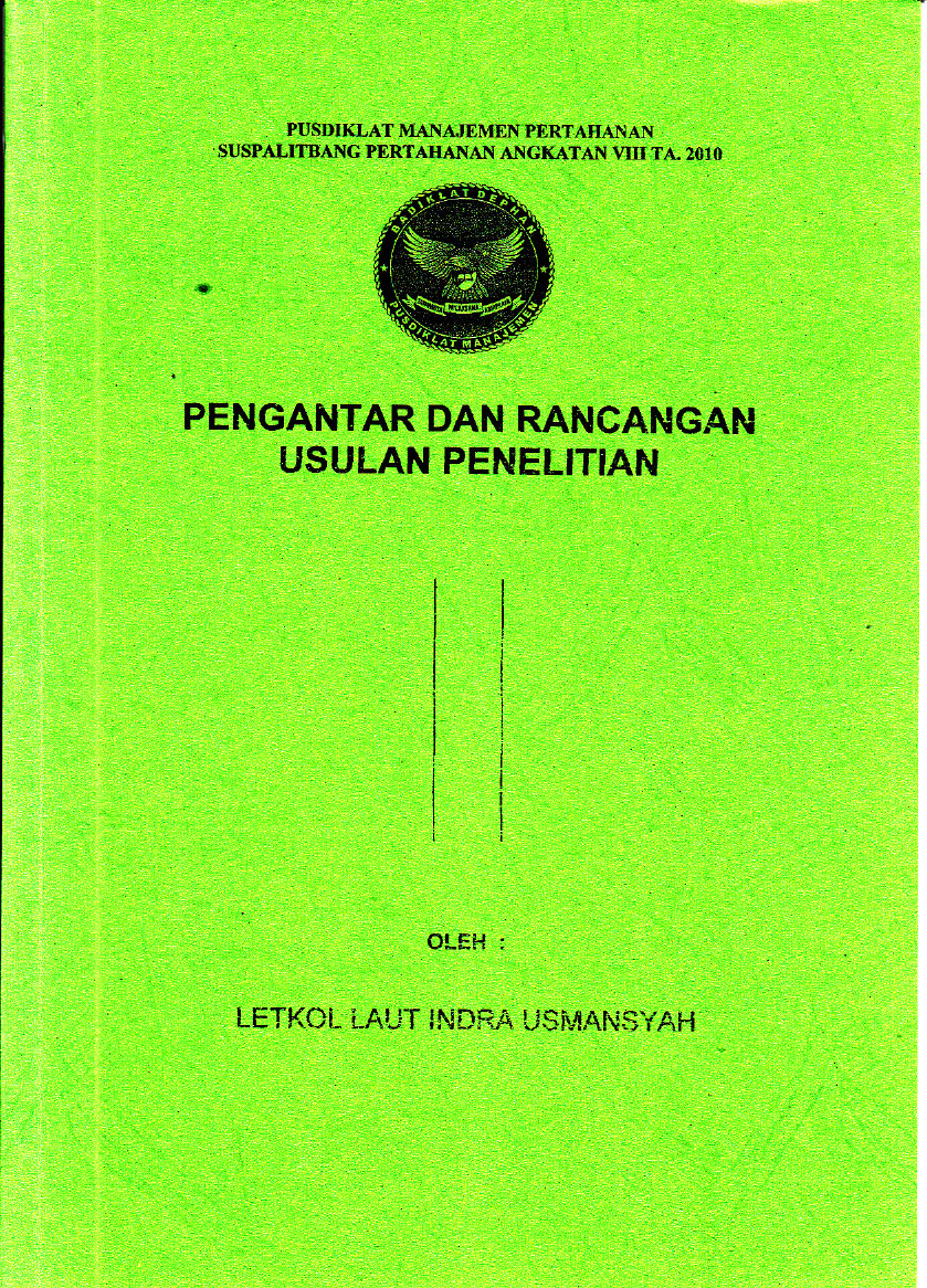 PENGANTAR DAN USULAN PENELITIAN
