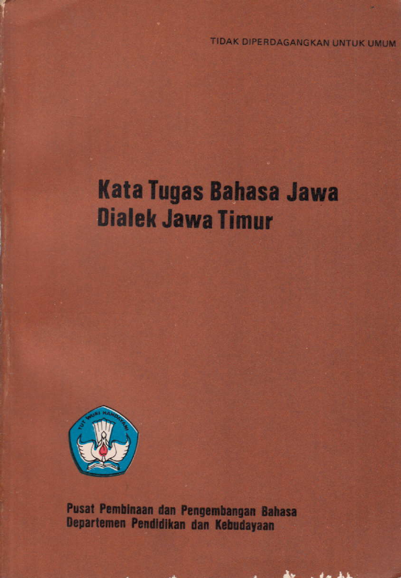 KATA TUGAS BAHASA JAWA DIALEK JAWA TIMUR