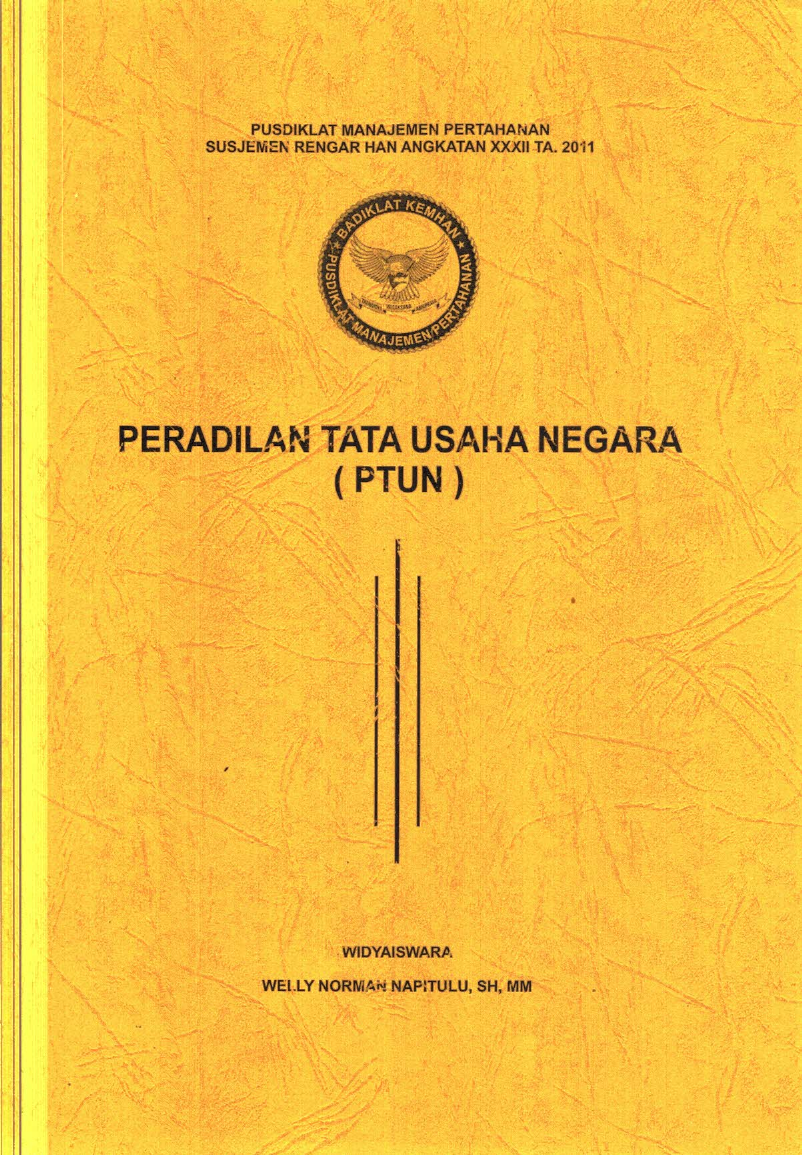 PERADILAN TATA USAHA NEGARA (PTUN)