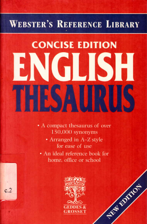 CONCISE EDITION ENGLISH THESAURUS