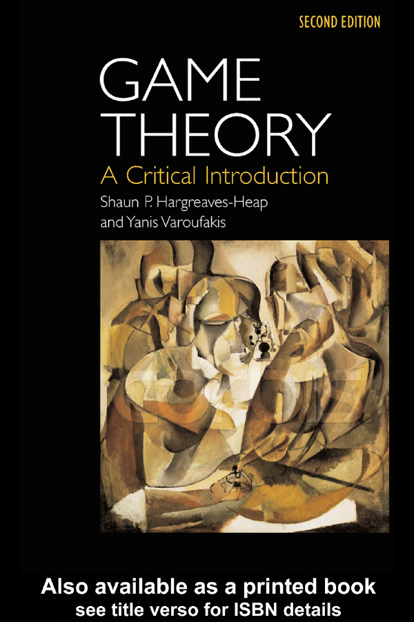 GAME THEORY A CRITICAL TEXT