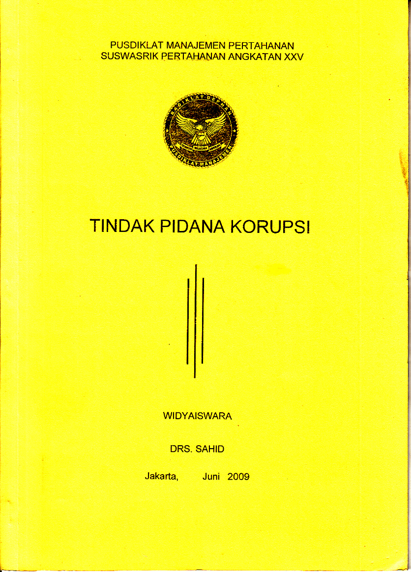 TINDAK PIDANAN KORUPSI