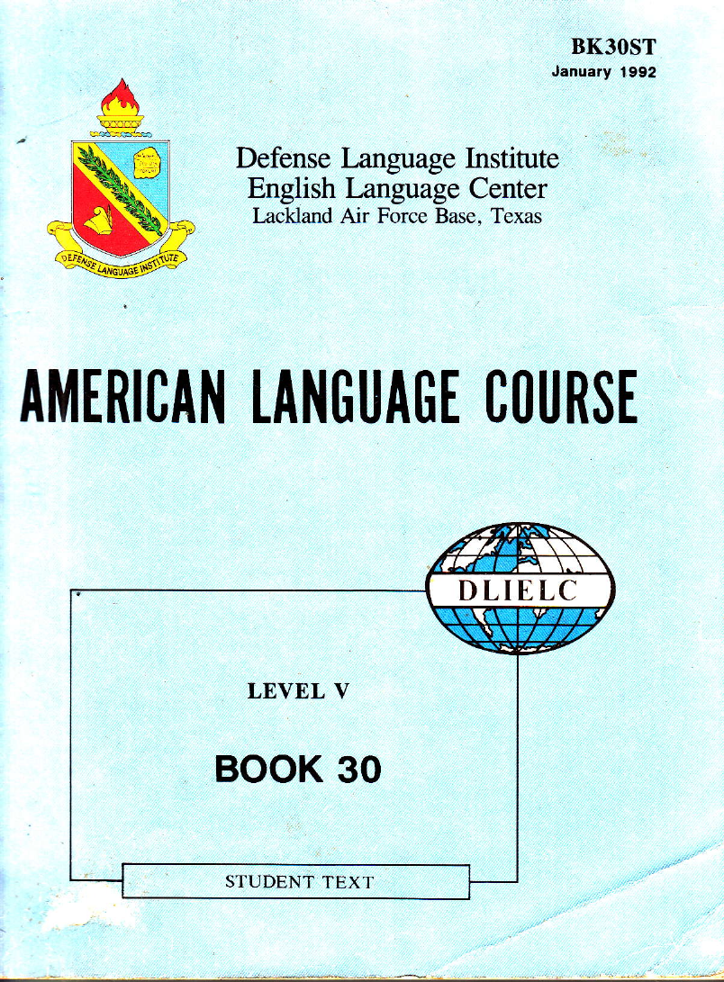 AMERICAN LANGUAGE COURSE BOOK 30