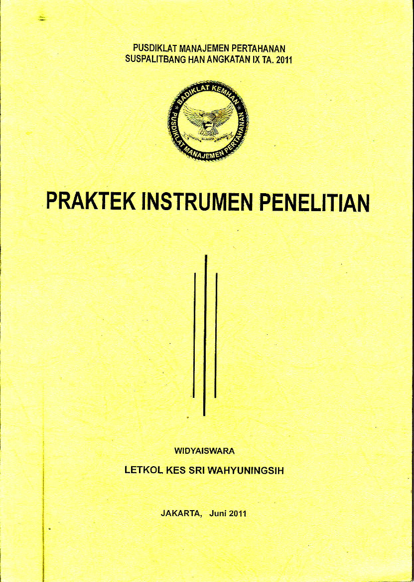 PRAKTEK INSTRUMEN PENELITIAN