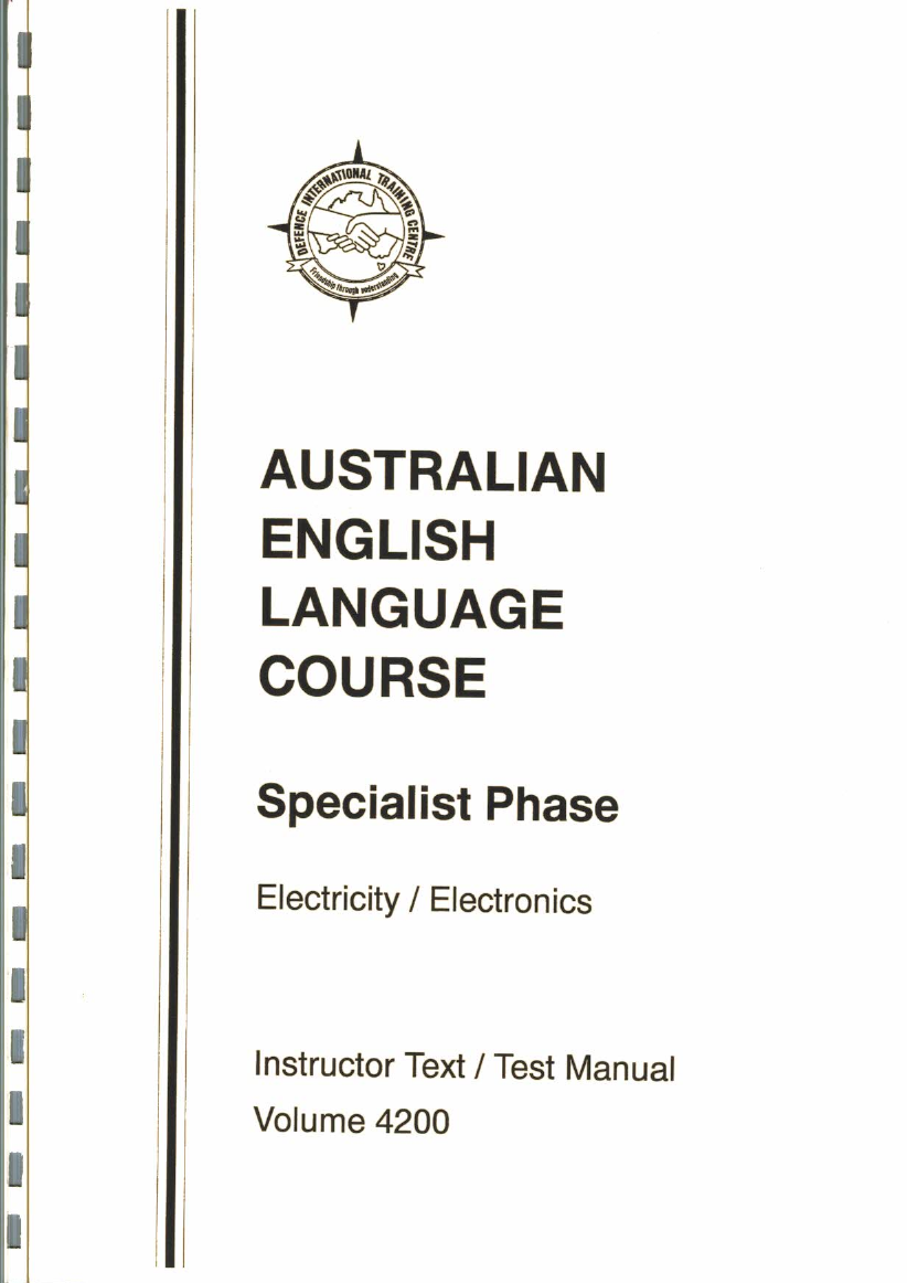 Australian English Language Course Volume 4200