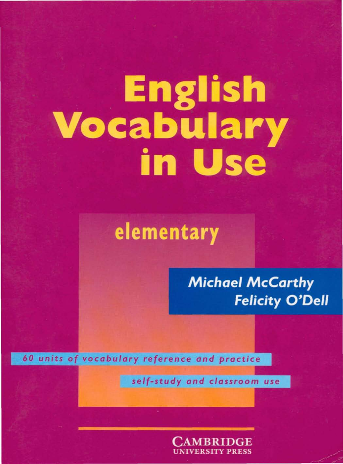 English Vocabulary in Use - Elementary