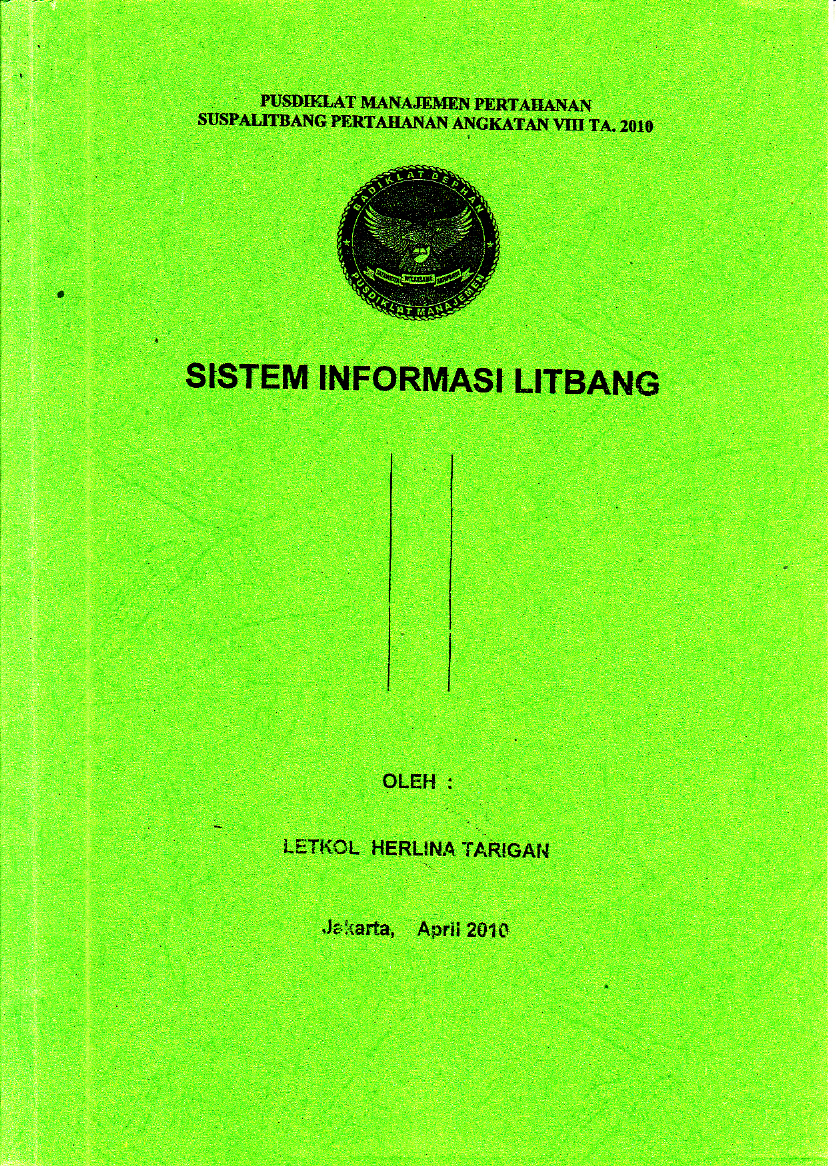 SISTEM INFORMASI LITBANG