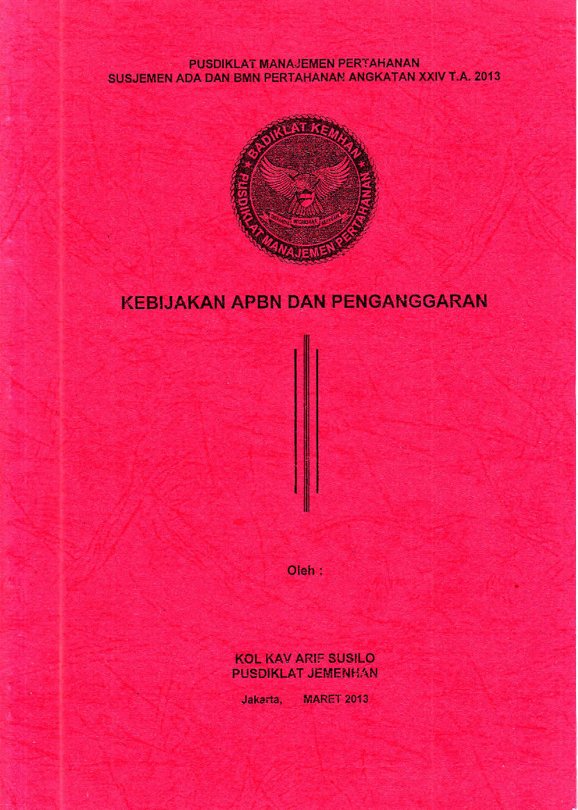 KEBIJAKAN APBN DAN PENGANGGARAN