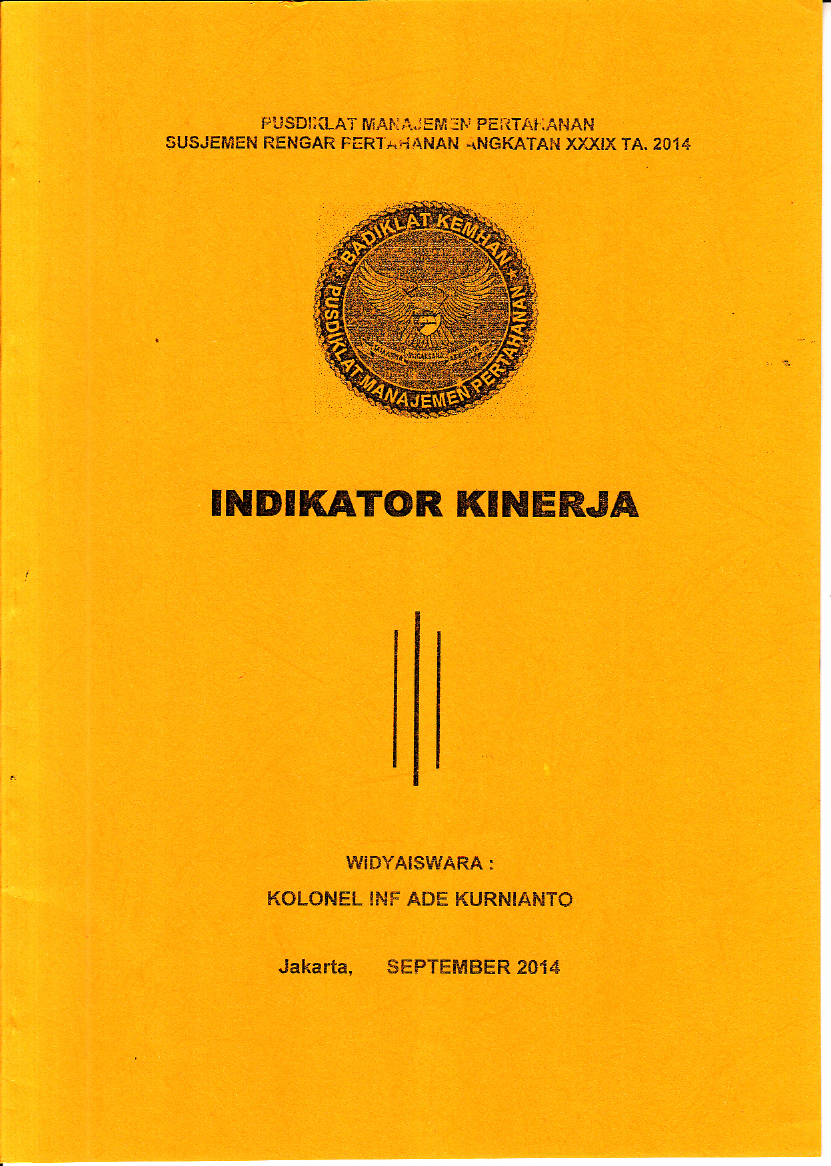 INDIKATOR KINERJA