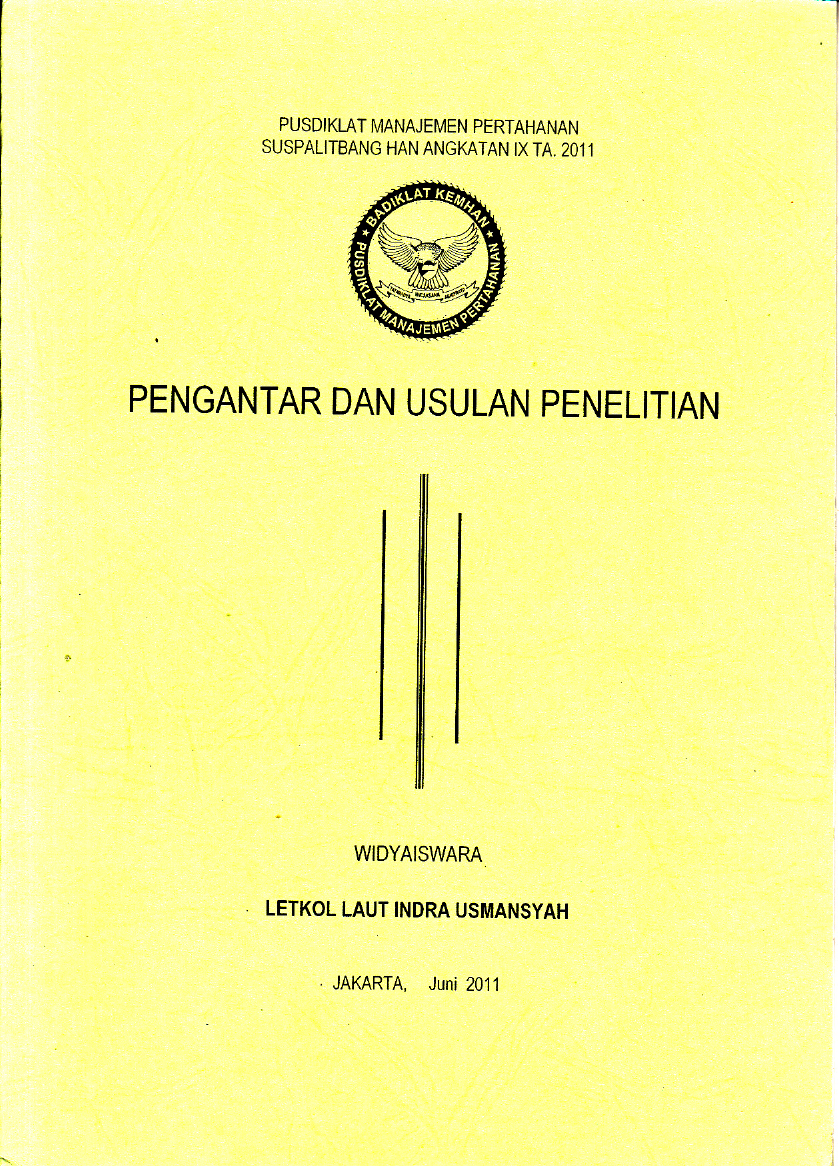 PENGANTAR DAN USULAN PENELITIAN