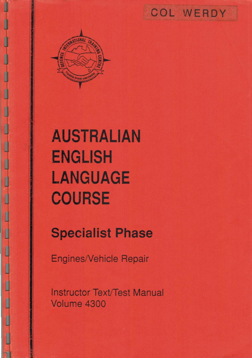 Australian English Language Course Volume 4300