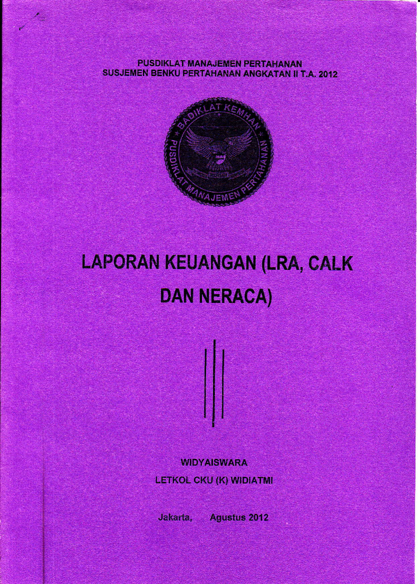 LAPORAN KEUANGAN (LRA, CALK DAN NERACA)