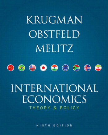 International Economics
Theory & Policy