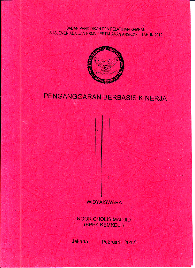 PENGANGGARAN BERBASIS KINERJA