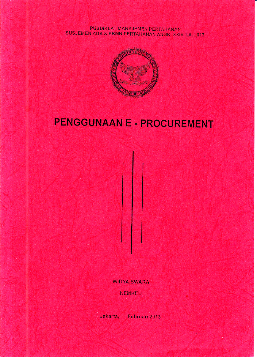 PENGGUNAAN E-PROCUREMENT
