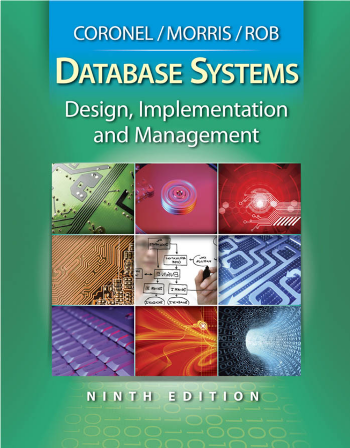 Database Systems: Design, Implementation, and Management, Ninth Edition