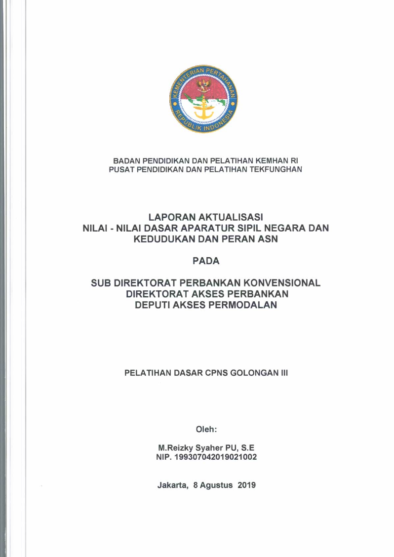 SUB DIREKTORAT PERBANKAN KONVESIONAL DIREKTORAT AKSES PERBANKAN DEPUTI AKSES PERMODALAN BADAN EKONOMI KREATIF