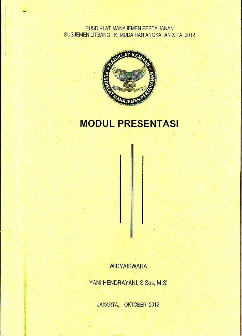 MODUL PRESENTASI