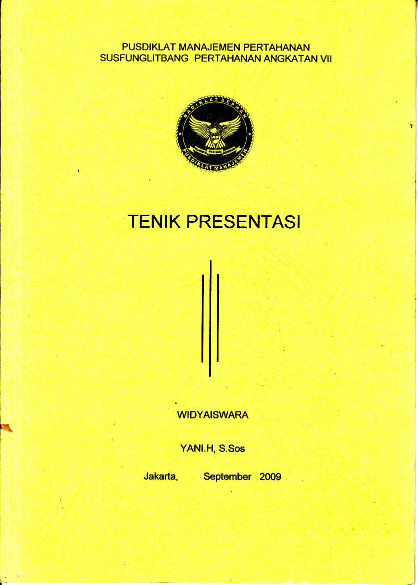 TEKNIK PRESENTASI
