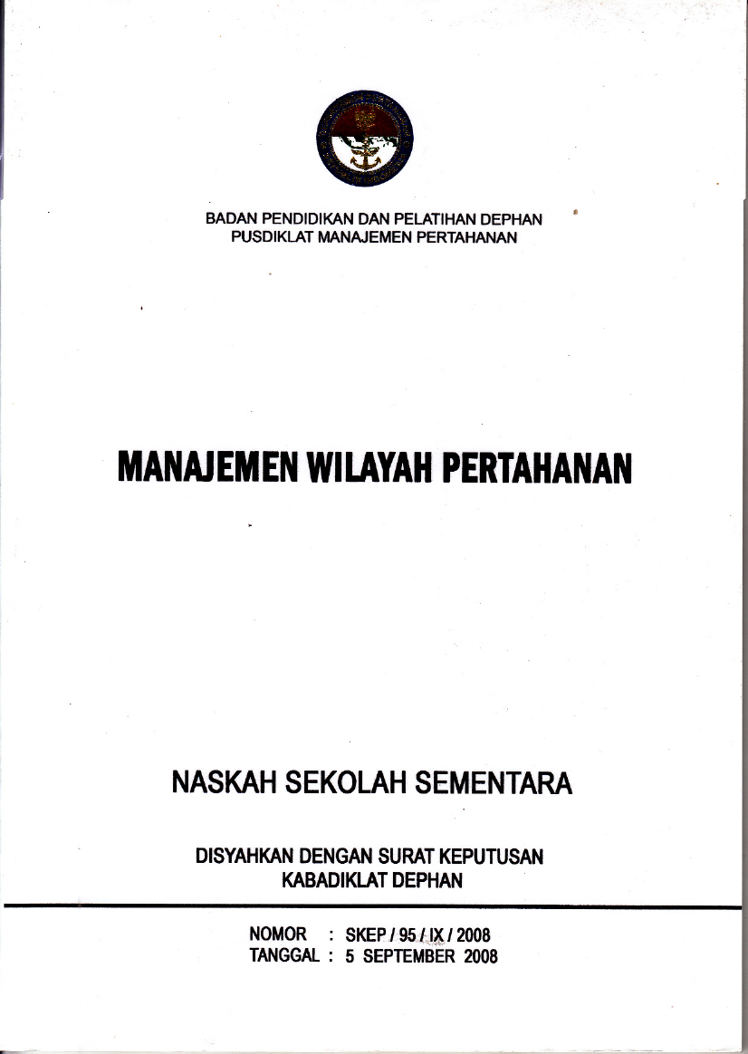 MANAJEMEN WILAYAH PERTAHANAN