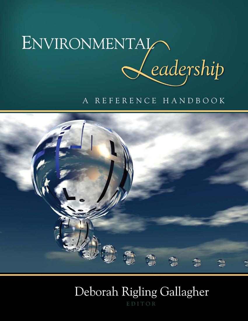 ENVIRONMENTAL A REFERENCE HANDBOOK Leadership