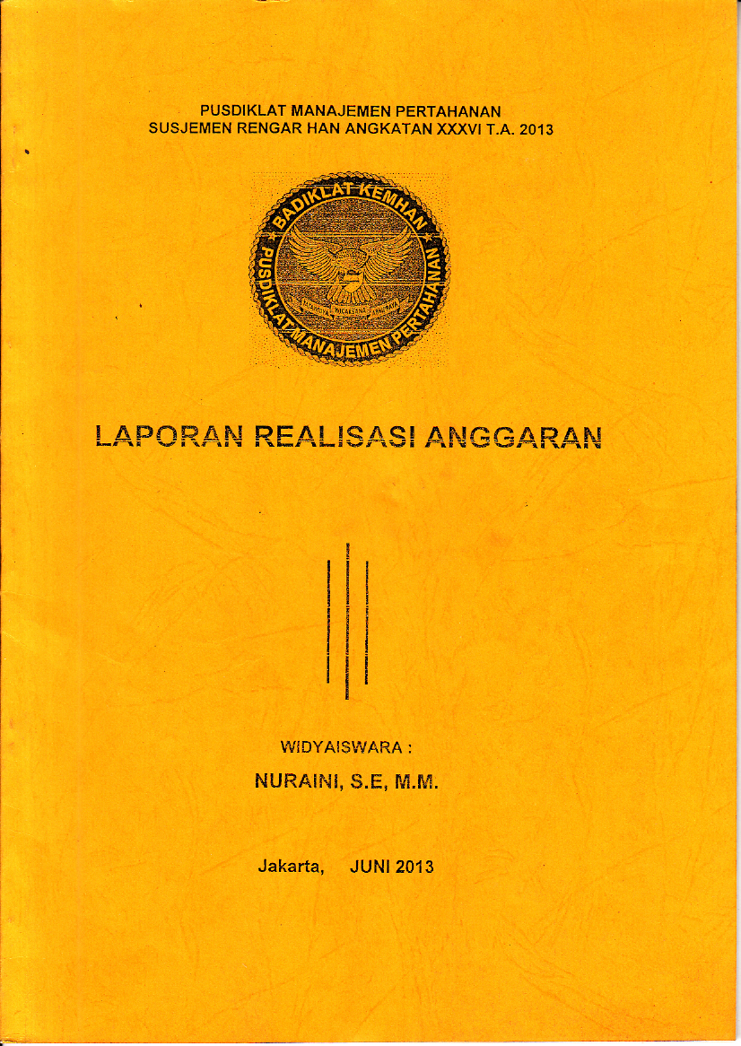LAPORAN REALISASI ANGGARAN