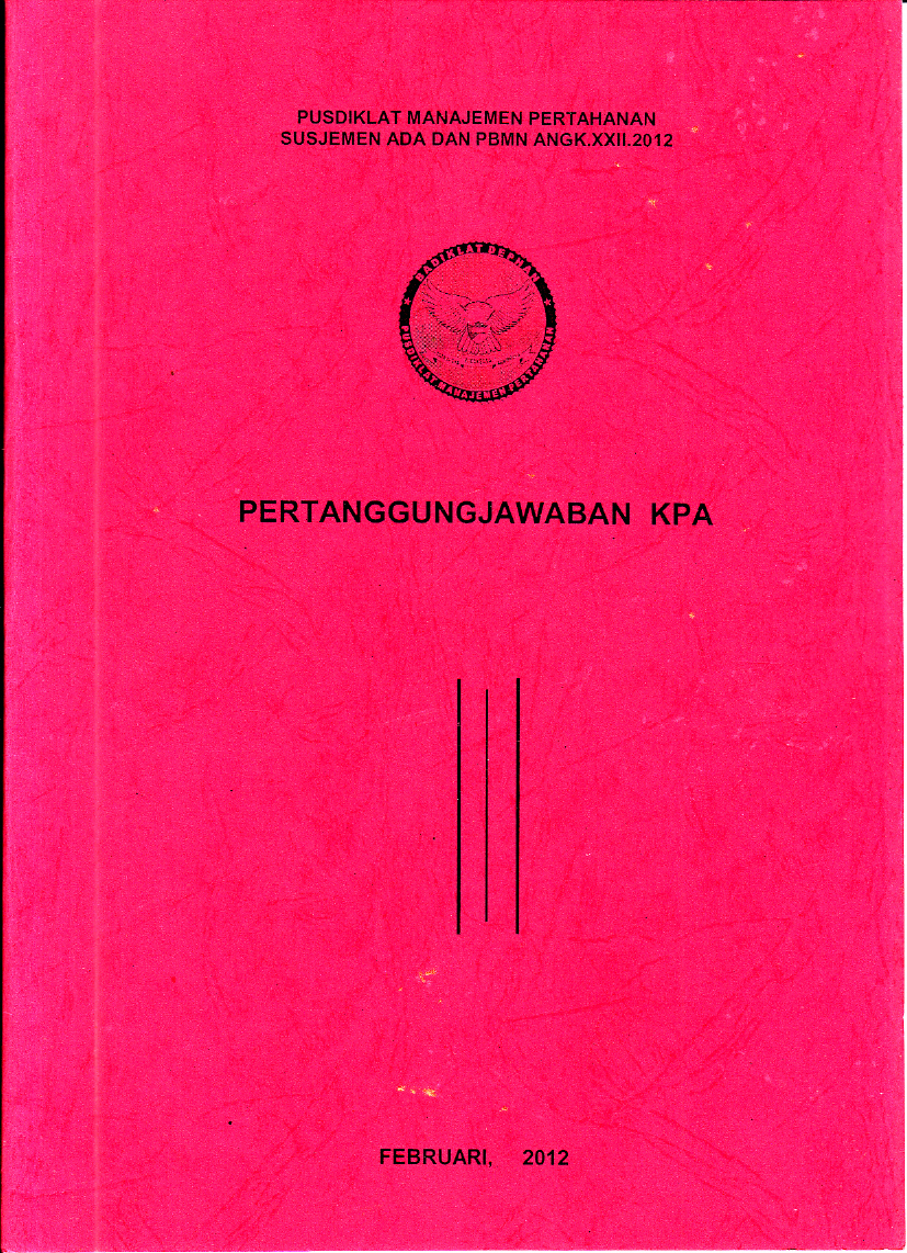 PERTANGGUNGJAWABAN KPA
