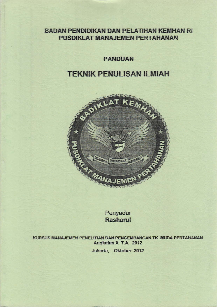 PANDUAN TEKNIK PENULISAN ILMIAH