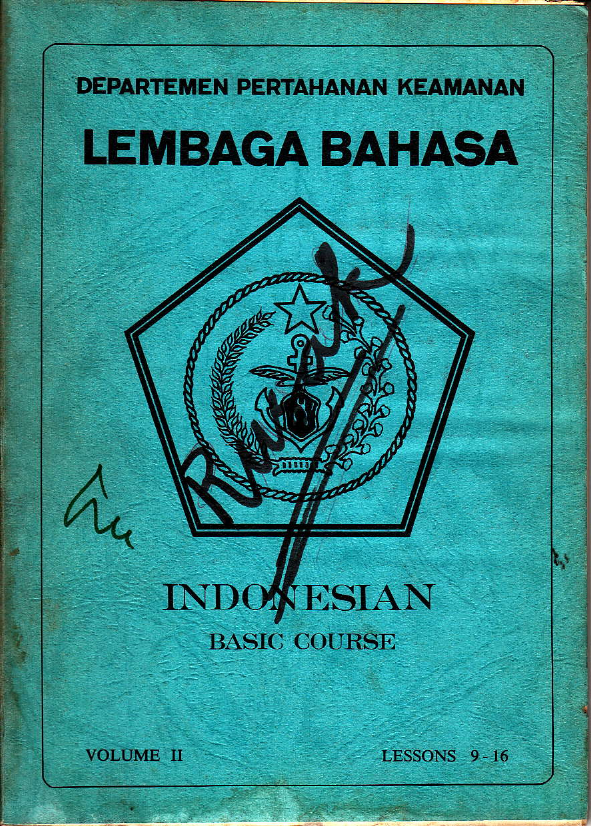INDONESIAN BASIC COURSE VOLUME IV
