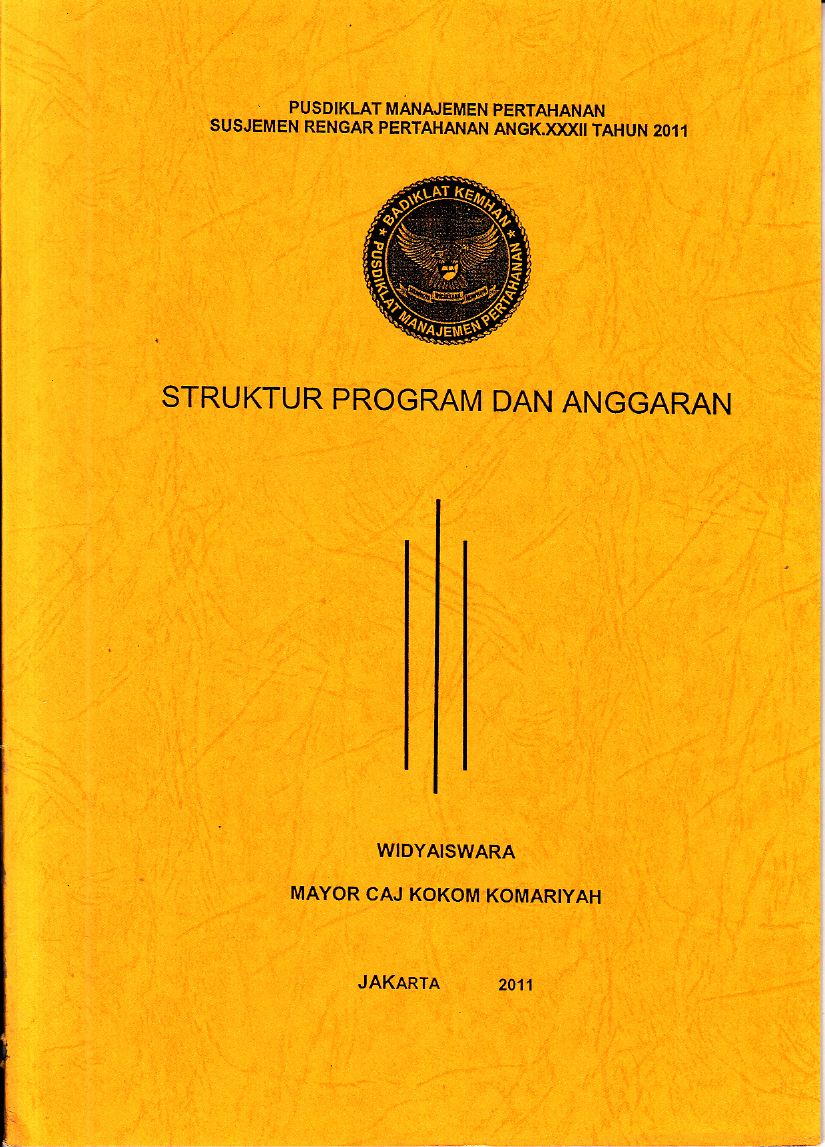 STRUKTUR PROGRAM DAN ANGGARAN
