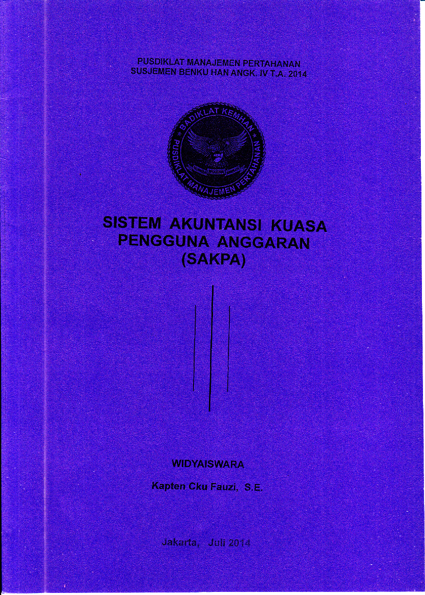 SISTEM AKUNTANSI KUASA PENGGUNA ANGGARAN (SAKPA)