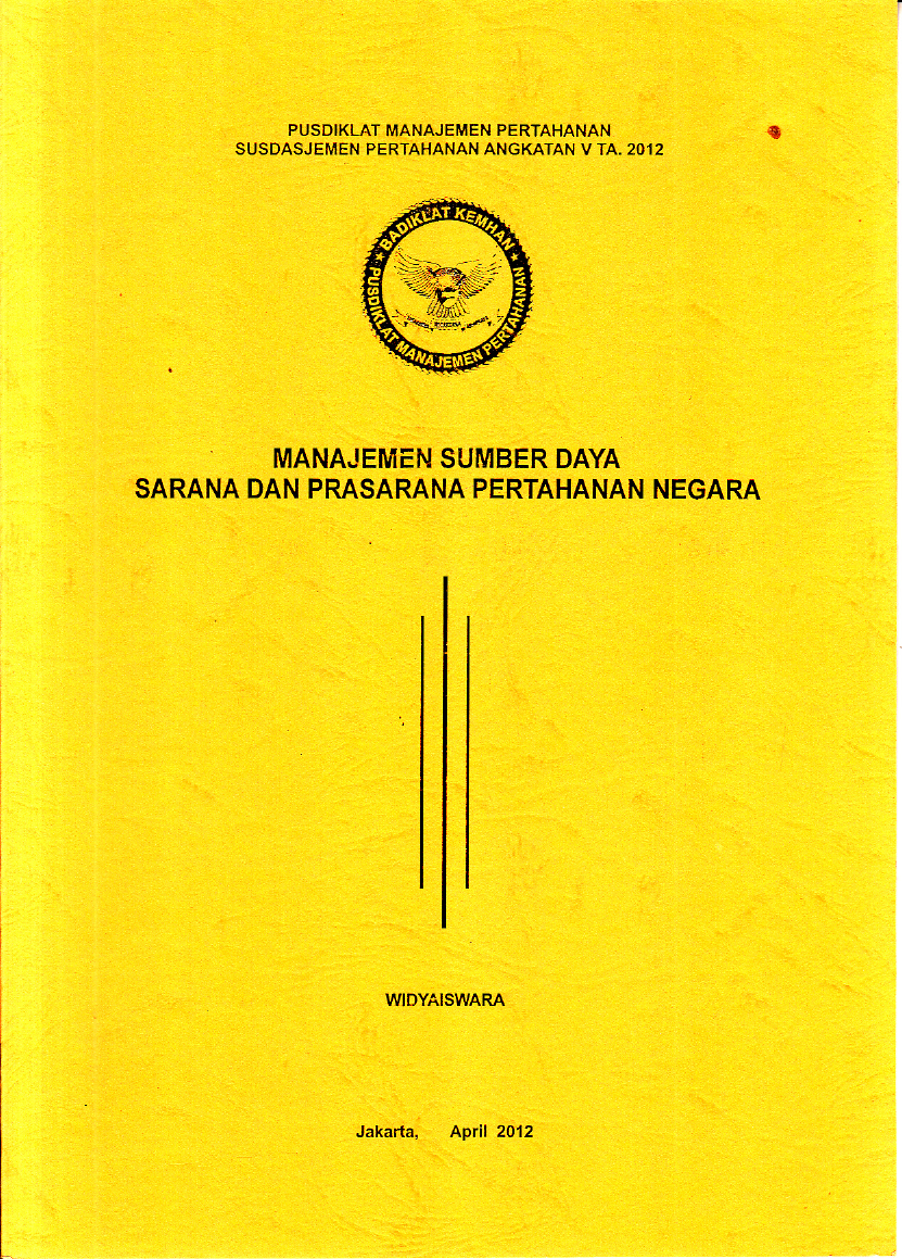 MANAJEMEN SUMBER DAYA MANUSIA SARANA DAN PRASARANA PERTAHANAN NEGARA