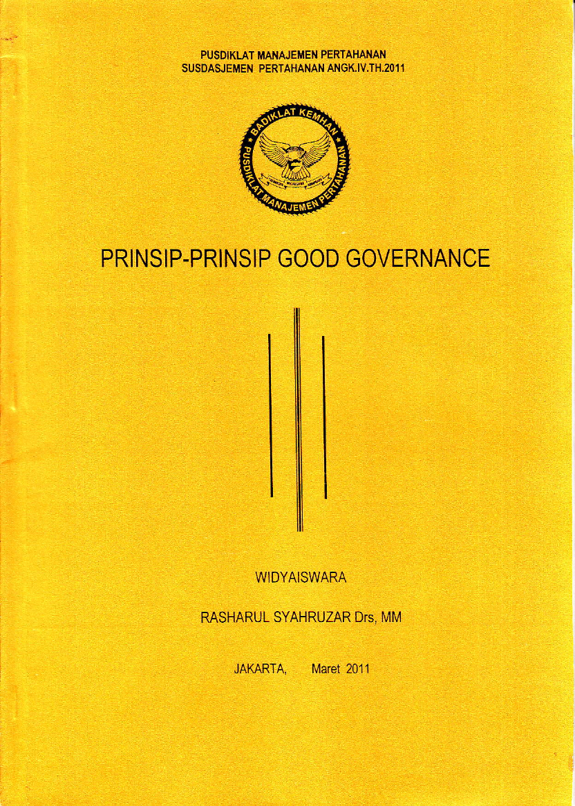 PRINSIP-PRINSIP GOOD GOVERNANCE TH 2011