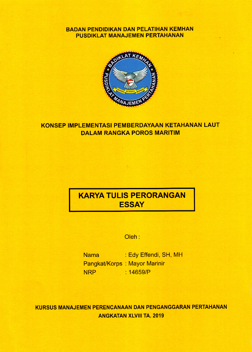 KONSEP IMPLEMENTASI PEMBERDAYAAN KETAHANAN LAUT DALAM RANGKA POROS MARITIM