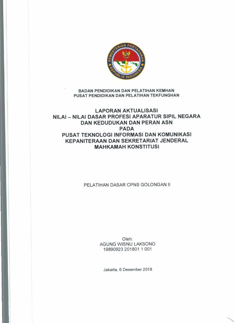 PUSAT TEKNOLOGI INFORMASI DAN KOMUNIKASI KEPANITERAAN DAN SEKRETARIAT JENDERAL MAHKAMAH KONSTITUSI
