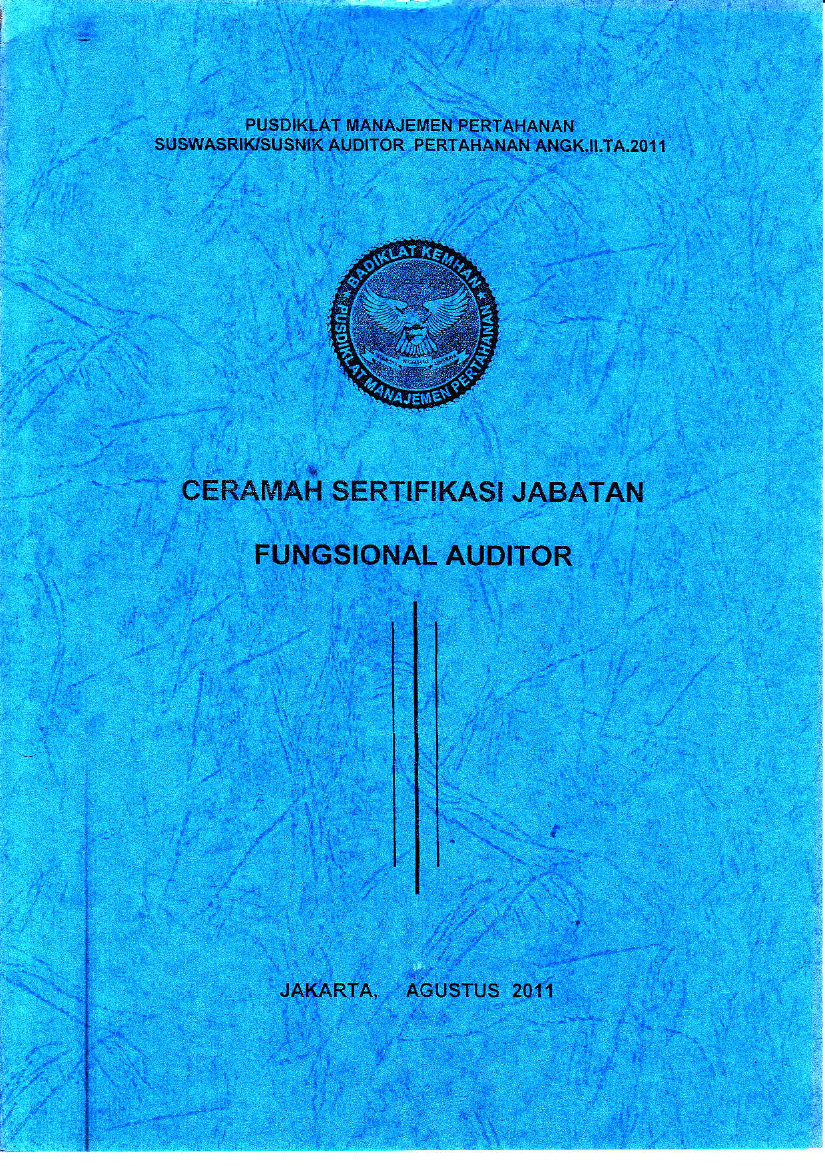 CERAMAH SERTIFIKASI JABATAN FUNGSIONAL AUDITOR