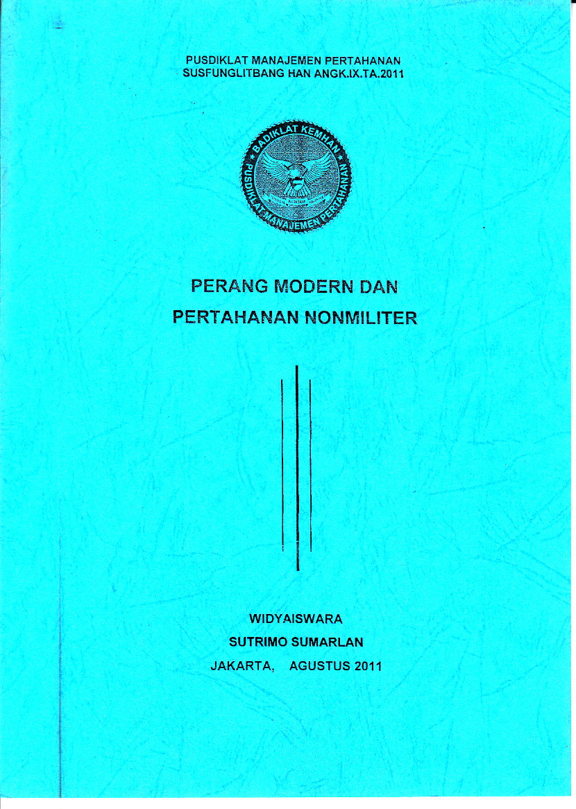 PERANG MODERN DAN PERTAHANAN NO MILITER