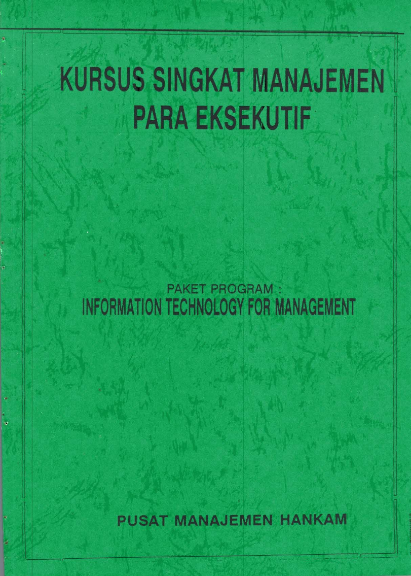 KURSUS SINGKAT MANAJEMEN PARA EKSEKUTIF