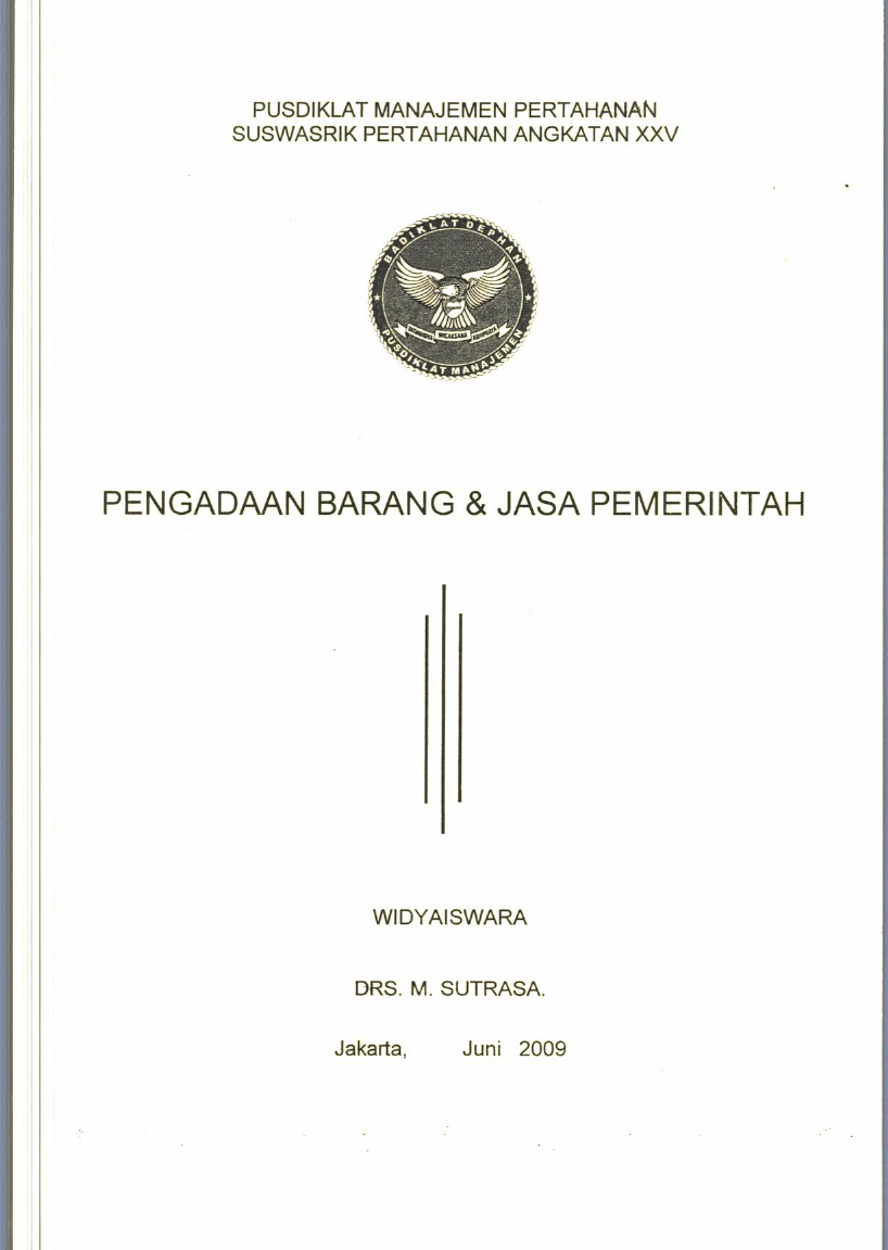 PENGADAAN BARANG & JASA PEMERINTAH